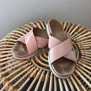 Ugg Light Pink Slide Sandals- Size 8